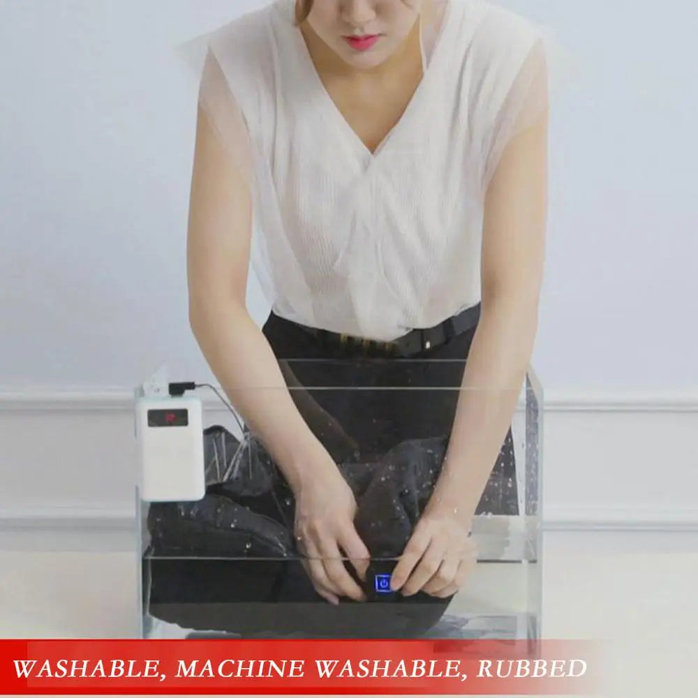 Men Autumn winter Smart heating Cotton Vest 9 area Heated V neck vest