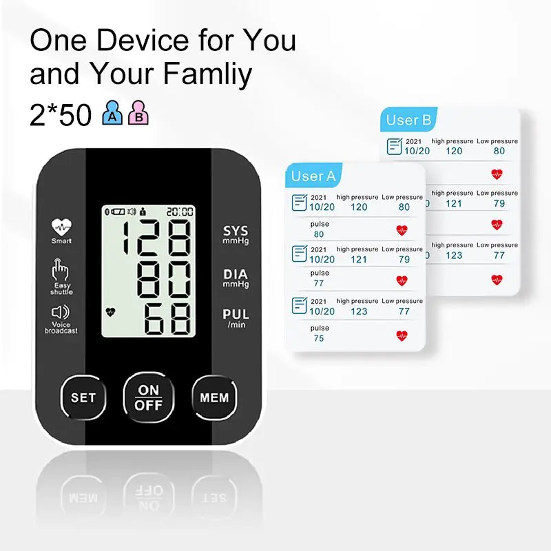 Smart Home High-Precision Voice Blood Pressure Monitor