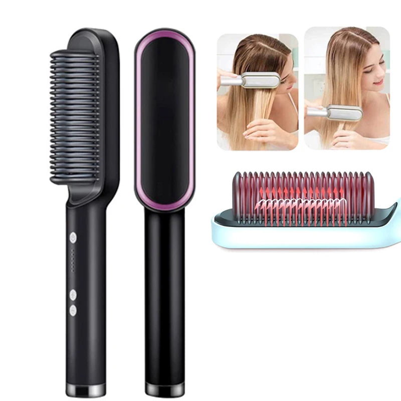 Professional Hair Comb Brush Beard Straightener Hair Straightener With