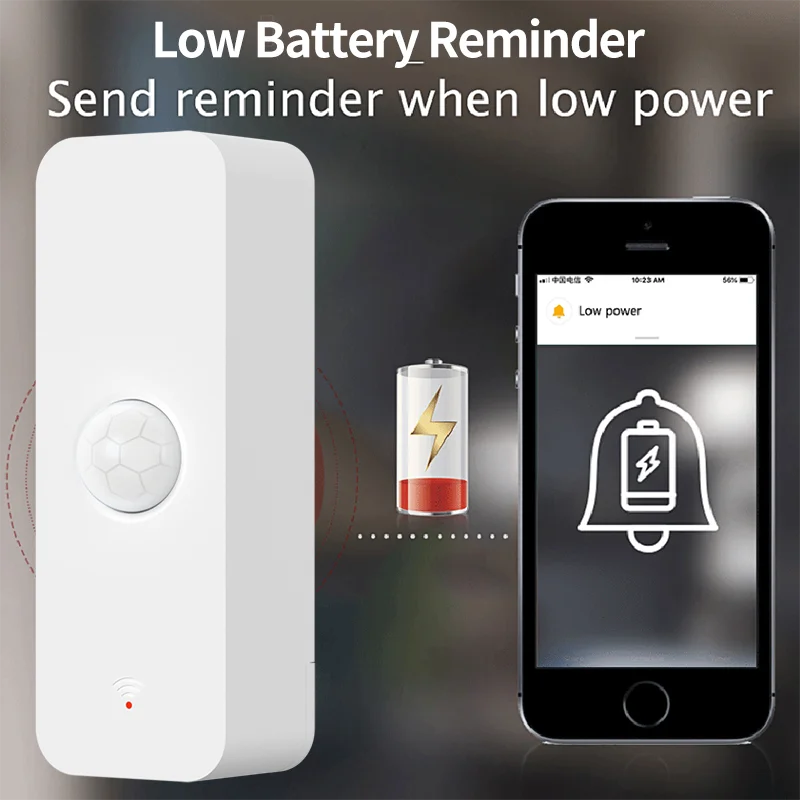 Tuya WiFi PIR Motion Sensor Smart Home Human Body Infrared Detector