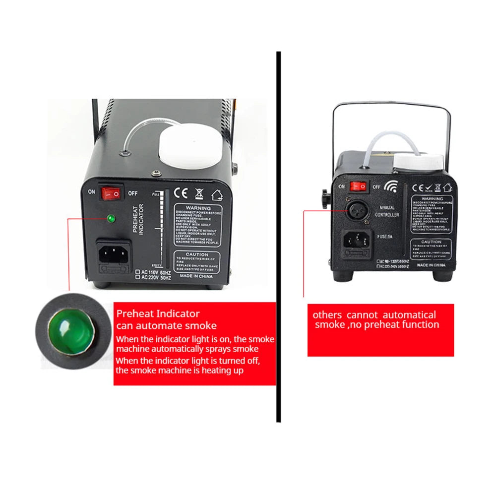 Disco Party automatic fog machine LED-600PLUS wedding club fogger DJ