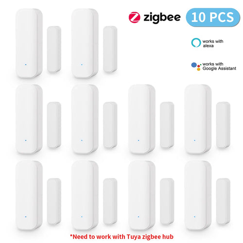 Tuya Zigbee Door Sensor and Smart Life Window Magnetic Sensor Detector