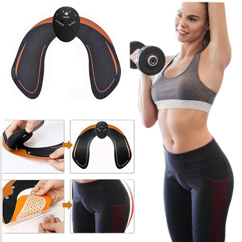 Electric Body Shaping Device Wireless Body Massager Hip Training