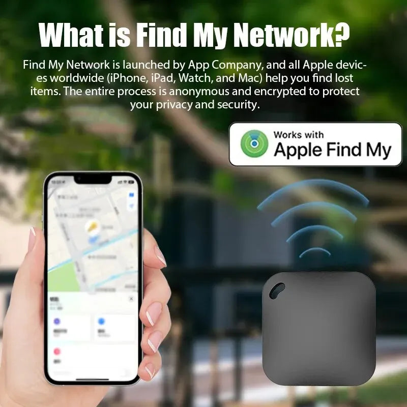 Smart Bluetooth GPS Tracker Work with Apple Find My APP ITag Anti Lost