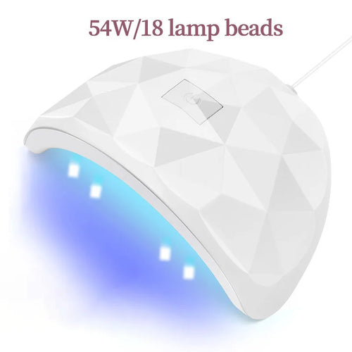 LINMANDA 54W UV LED Lamp Nail Dryer Curing Gel Nail Polish 18pcs Leds