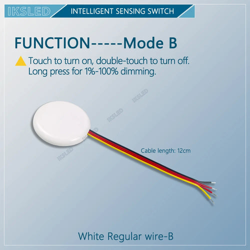 MINI 12V24V LED Dimmable Touch Sensor Switch Penetrating Wood Panel