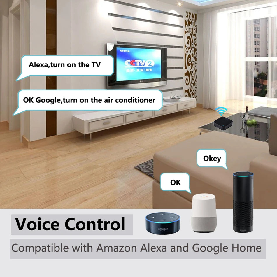 Tuya WiFi IR Remote Control for Air Conditioner TV Smart Home Blaster