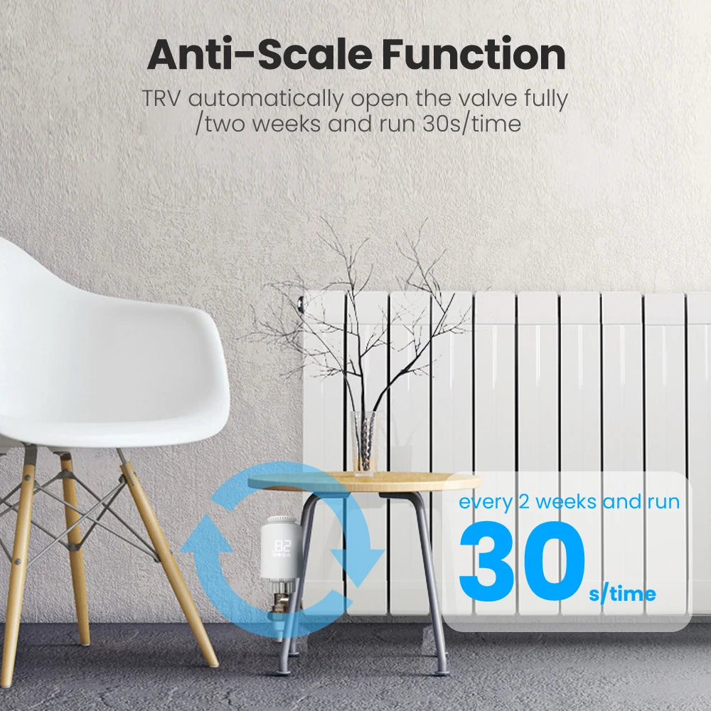 AVATTO Tuya ZigBee3.0 Thermostat Radiator Actuator Smart TRV