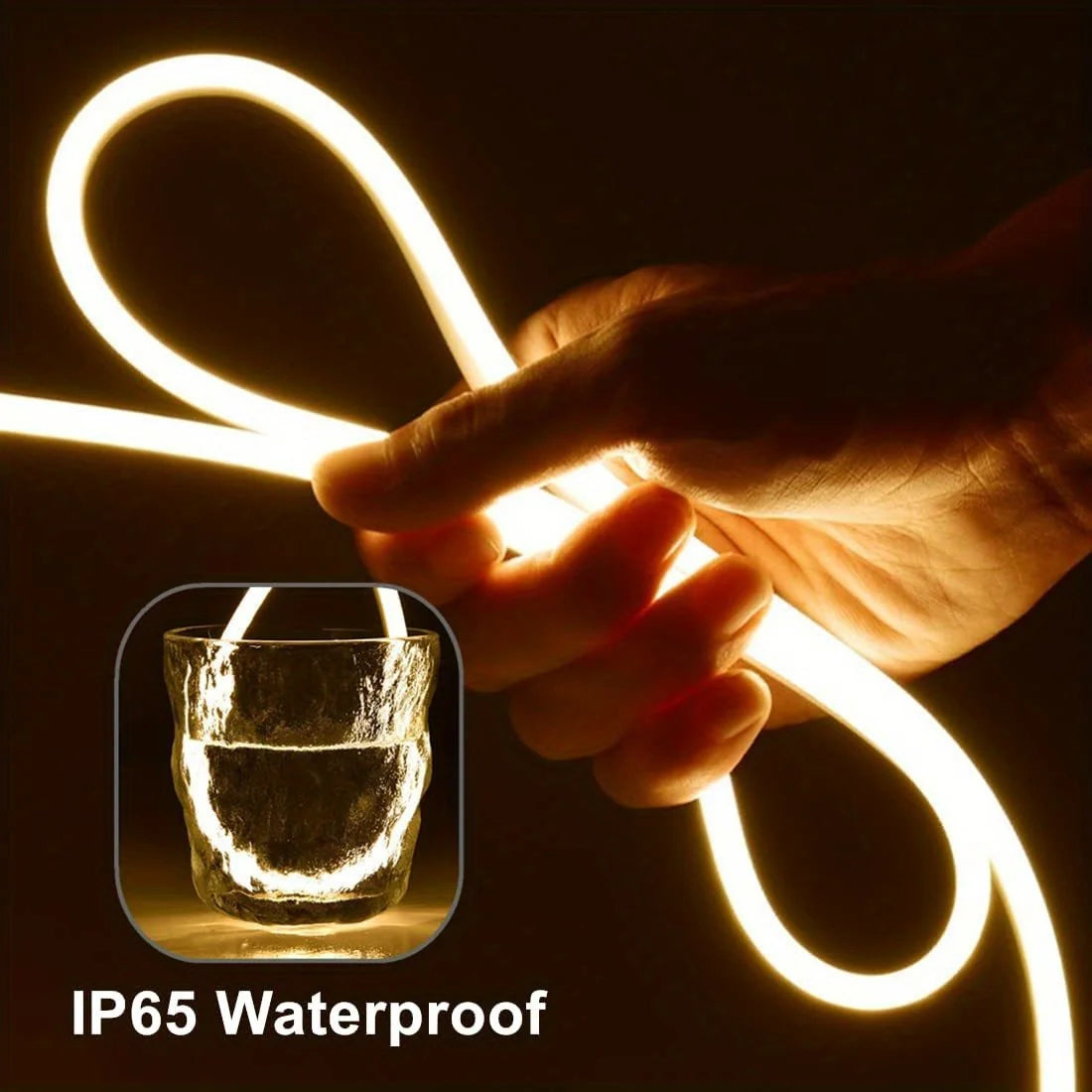 Neon LED Light Strip 5V USB Smart Sensor Dimmer Switch Flexible