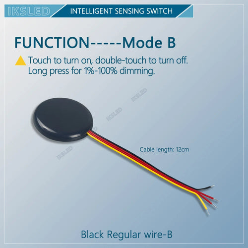 MINI 12V24V LED Dimmable Touch Sensor Switch Penetrating Wood Panel