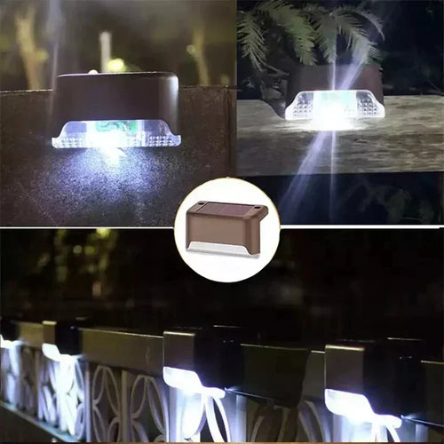 1/4/8/12/pcs Solar LED Lights Outdoor Garden Light Deck Lamp Solar