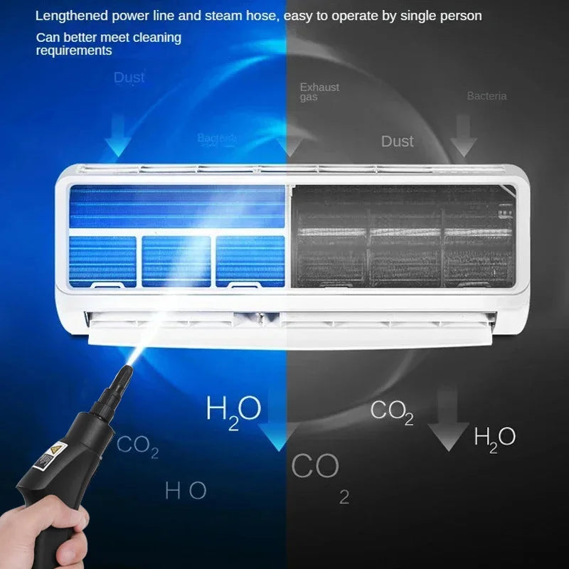 2500W High And Temperature Handheld Steam Cleaners Air Conditioner