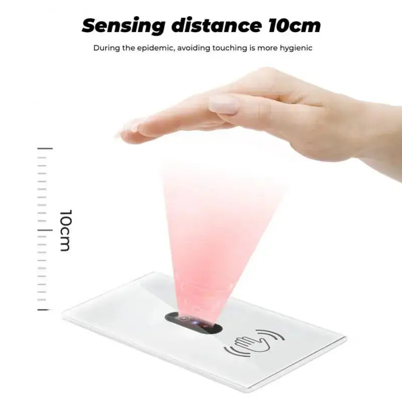 Wall Smart Light Switch Infrare IR Sensor No Need Touch EU Glass