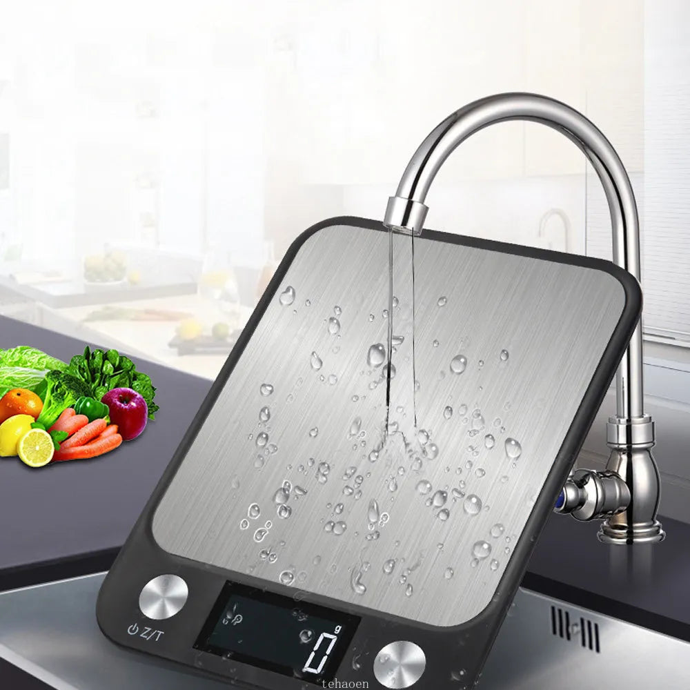 Kitchen Scale 15Kg/1g Weighing Food Coffee Balance Smart Electronic