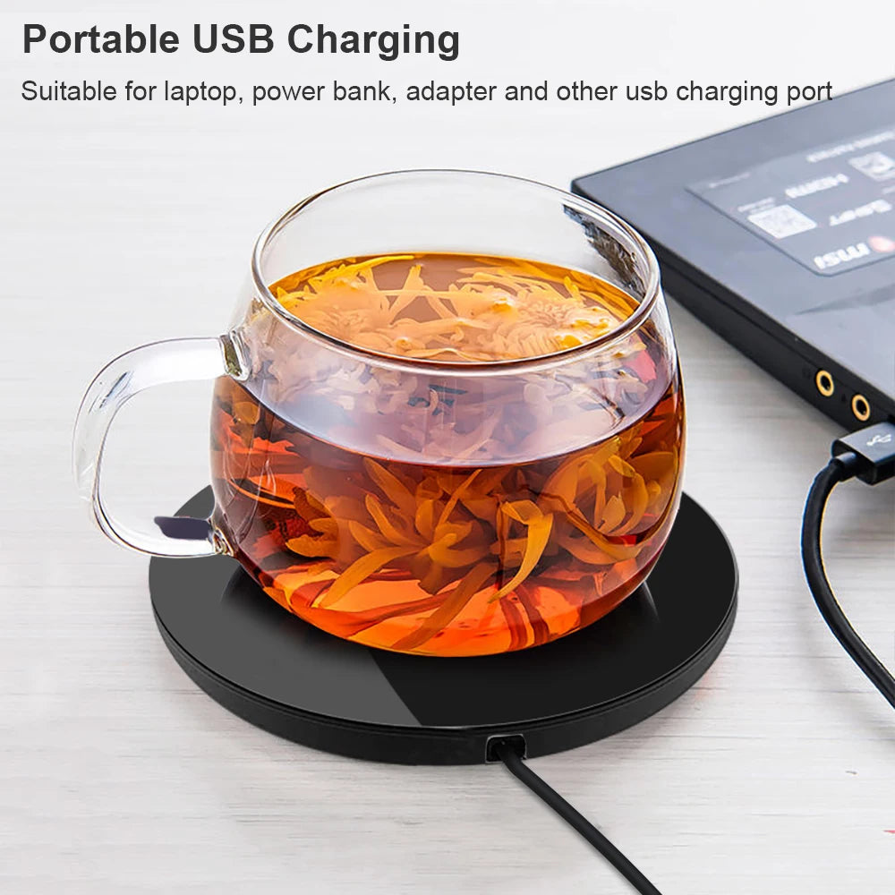 Coffee Cup Heater Mug Warmer USB Heating Pad Electic Milk Tea Water