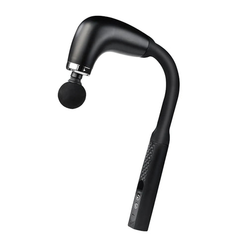 Fascia Gun with Extended Handle and Elbow for Self-assist Massage of