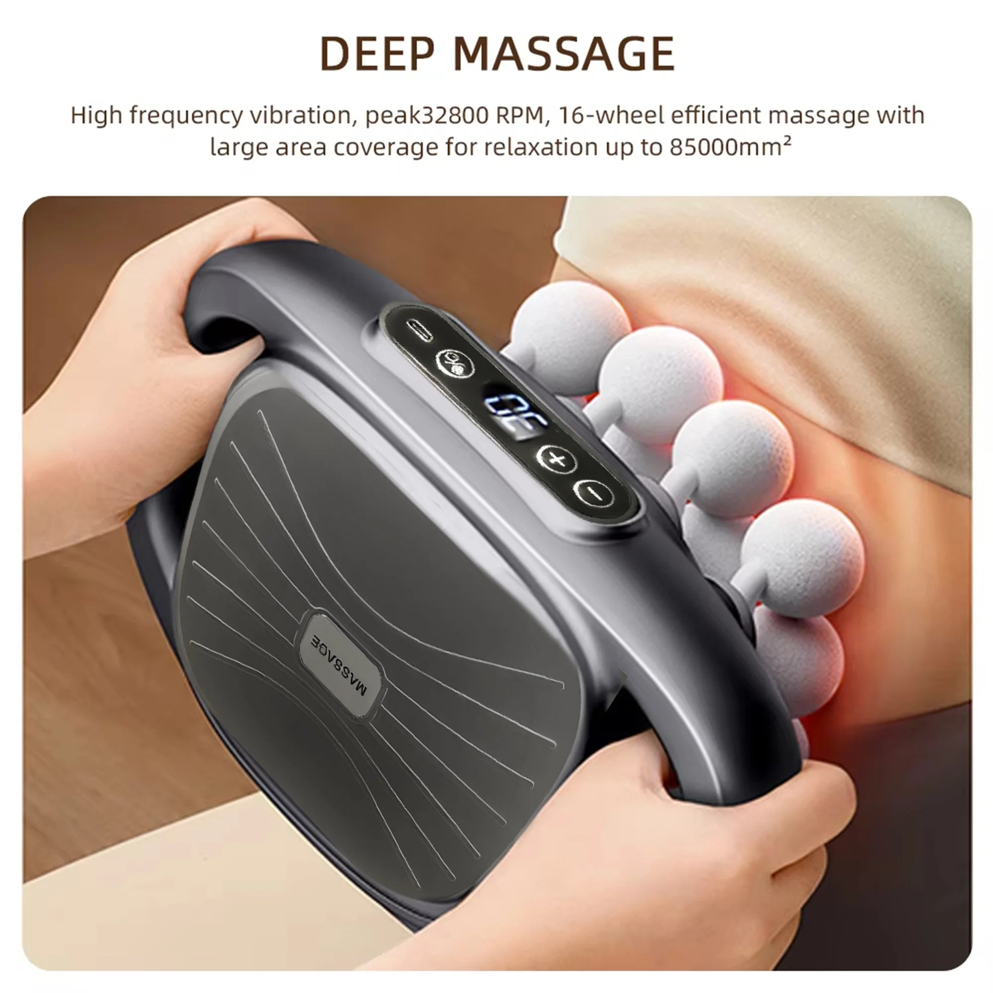 Massager Gun Set Deep Tissue Body Fitness Muscle Electric Relax