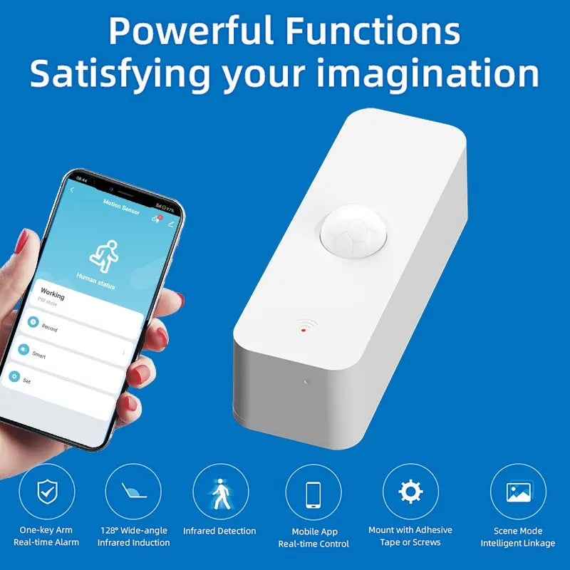 Tuya WiFi PIR Motion Sensor Smart Home Human Body Infrared Detector