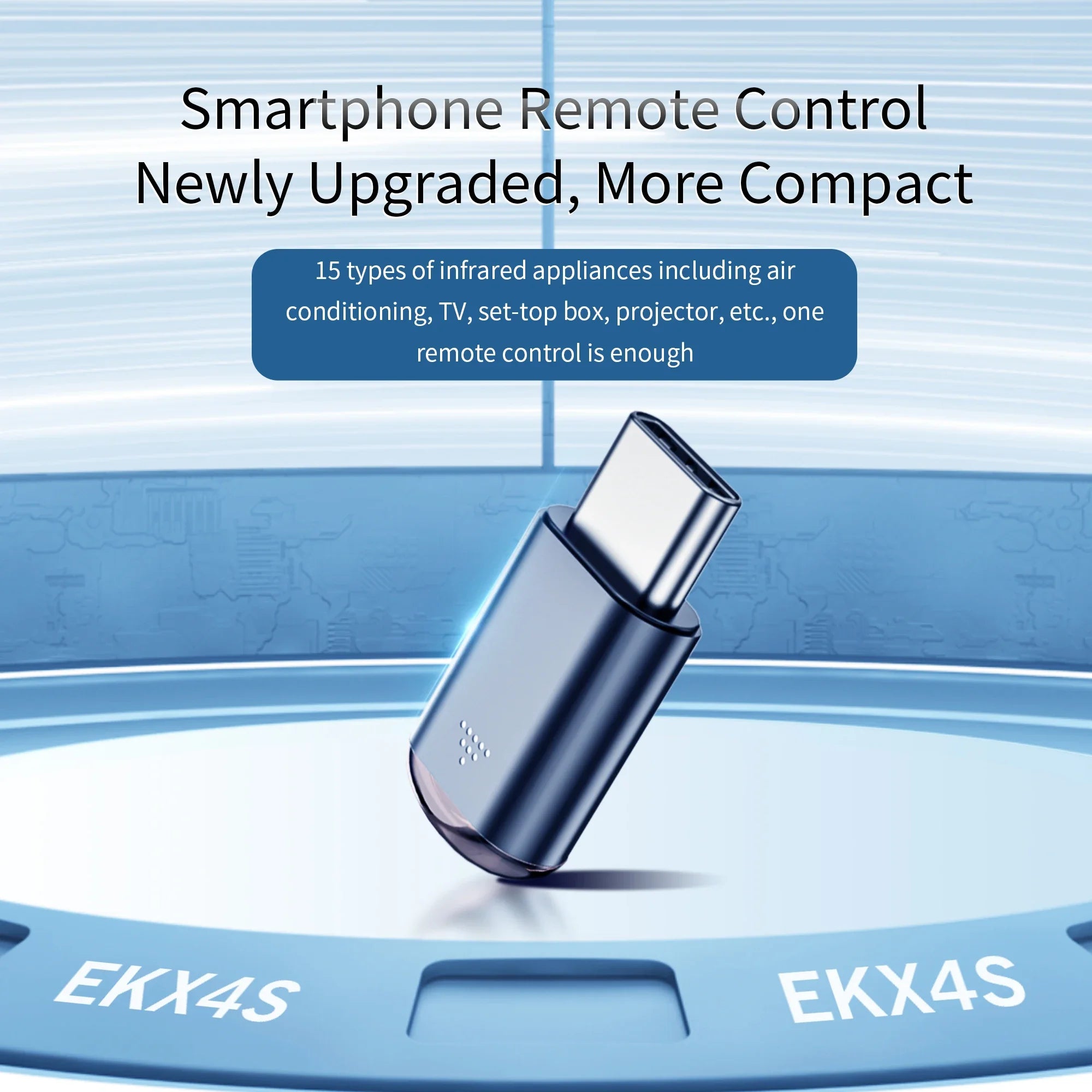 EKX4S Infrared Transmitter Smart Remote Control Short Capsule Mobile