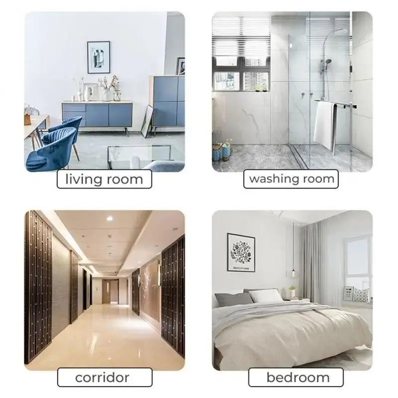 Wall Smart Light Switch Infrare IR Sensor No Need Touch EU Glass