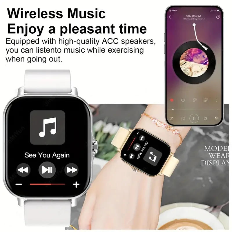 KESHUYOU 2025 New Smart Watch Bluetooth Talking Blood Oxygen/Blood