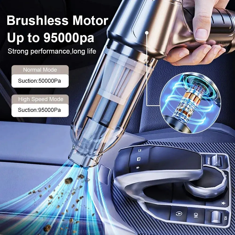 Car Vacuum Cleaner 4 In1Wireless Vacuum Cleaner Duster Handheld Vacuum