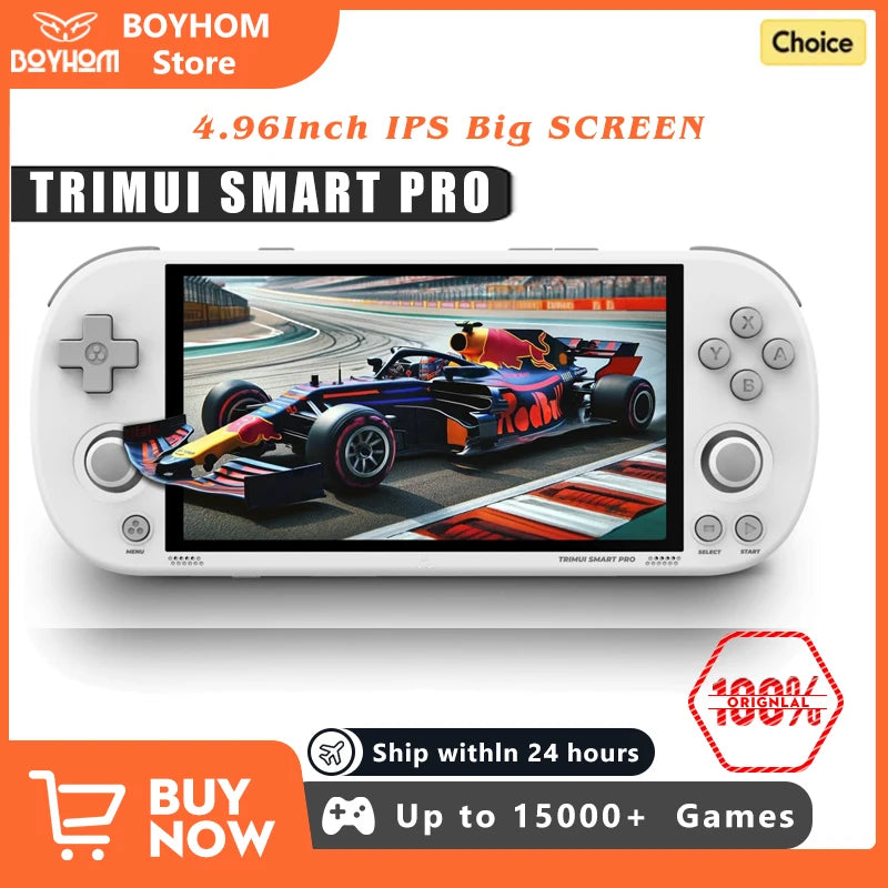 Trimui Smart Pro Handheld Game Console 4.96''IPS Screen Linux System