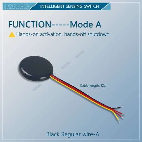 MINI 12V24V LED Dimmable Touch Sensor Switch Penetrating Wood Panel