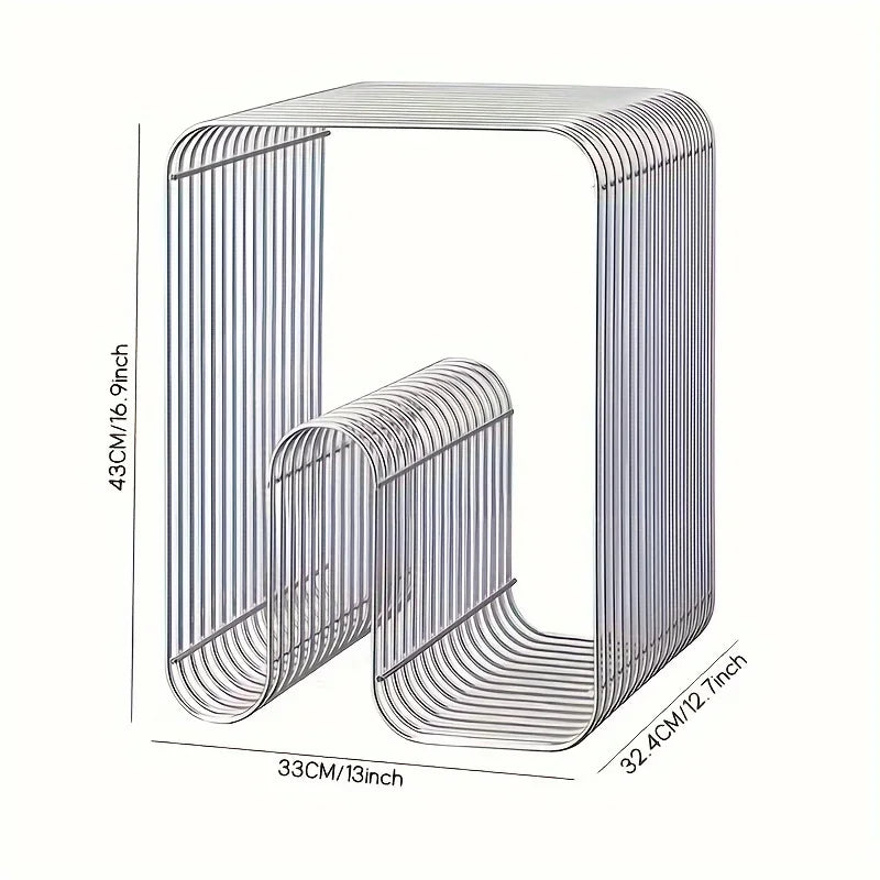 Modern Scandinavian Metal Coffee Table Living Room Furniture Sleek