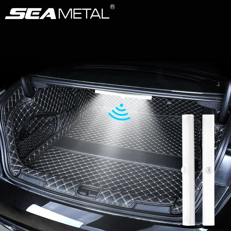SEAMETAL Car Sensor Light for Floor Trunk Hood USB Rechargeable