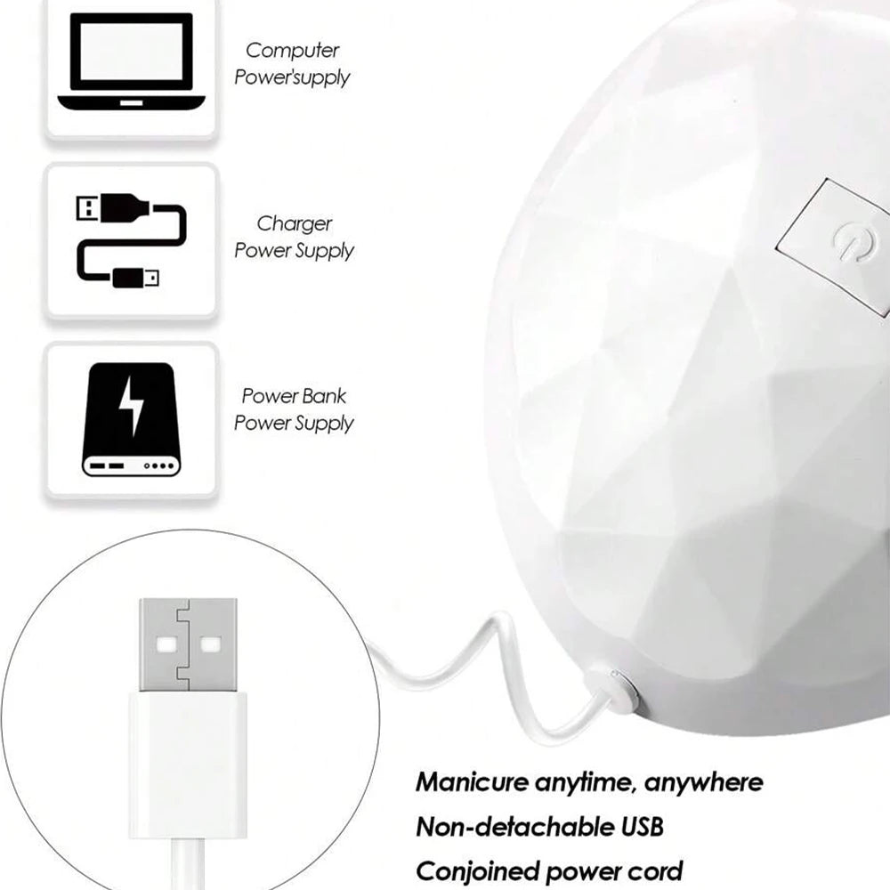 LINMANDA 54W UV LED Lamp Nail Dryer Curing Gel Nail Polish 18pcs Leds