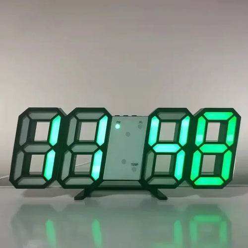 Purchase Products Clock 3D LED Digital Alarm Clock Wall Clock