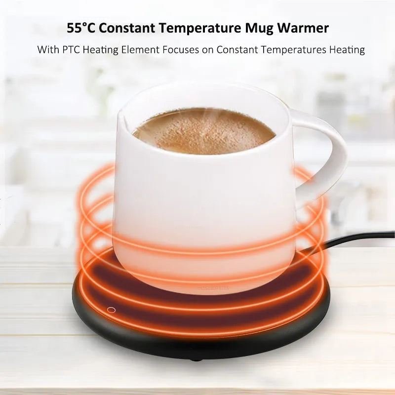 Coffee Cup Heater Mug Warmer USB Heating Pad Electic Milk Tea Water