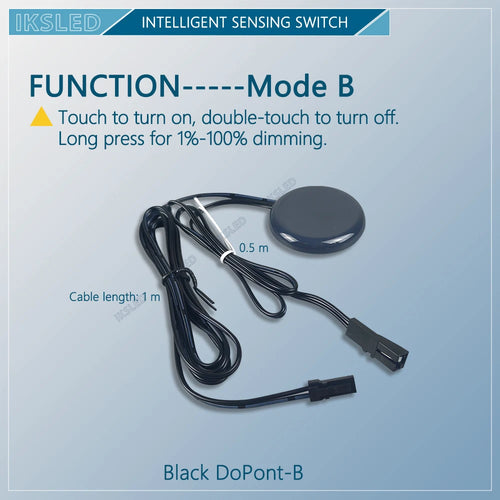 MINI 12V24V LED Dimmable Touch Sensor Switch Penetrating Wood Panel