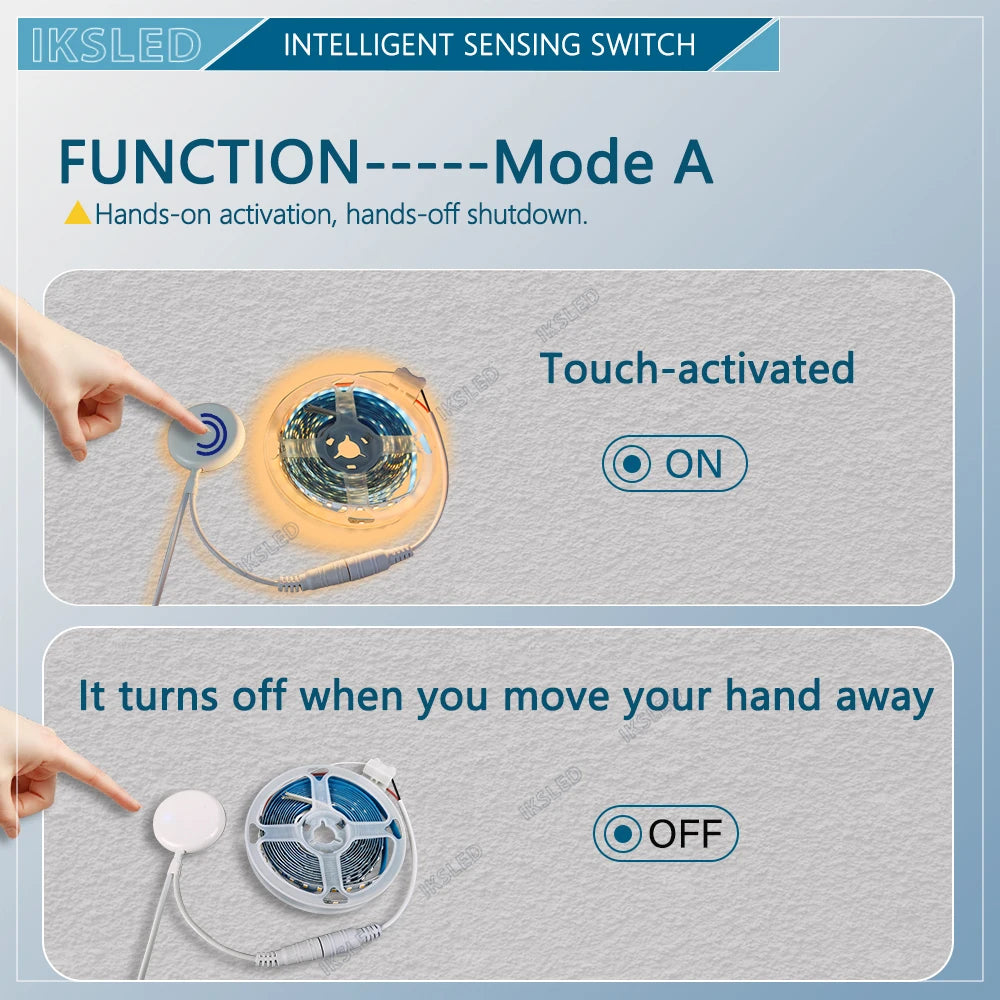 MINI 12V24V LED Dimmable Touch Sensor Switch Penetrating Wood Panel