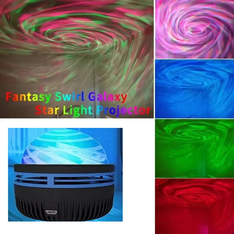 LED Galaxy Projector Light Colorful Galaxy Sky Projector Bedroom Night