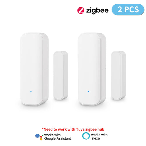 Tuya Zigbee Door Sensor and Smart Life Window Magnetic Sensor Detector
