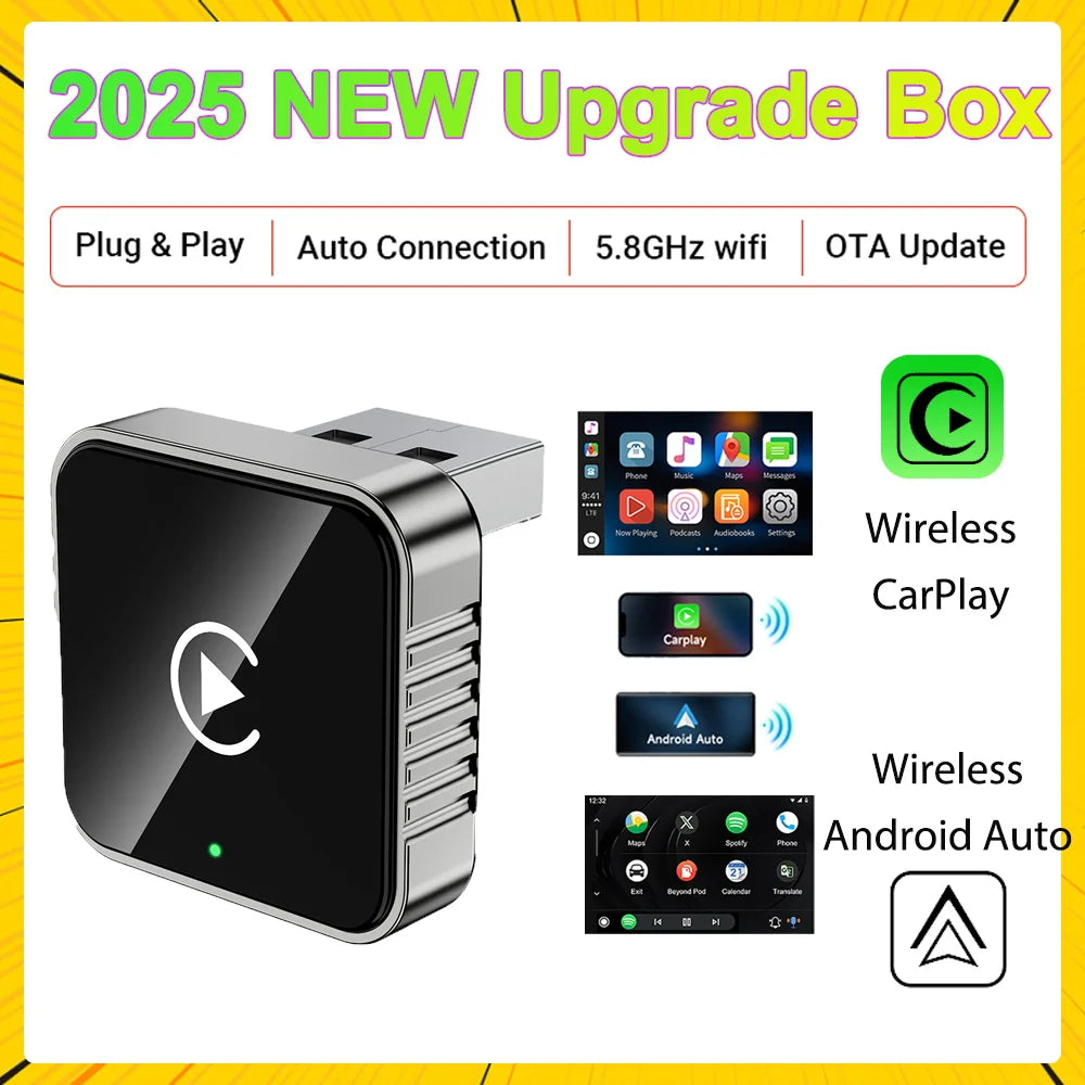 Wireless CarPlay Android 2026 New Smart Auto Adapter Hassle-Free