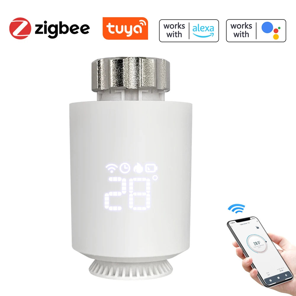 Tuya Smart ZigBee 3.0 Thermostatic Radiator Valve TRV Zigbee