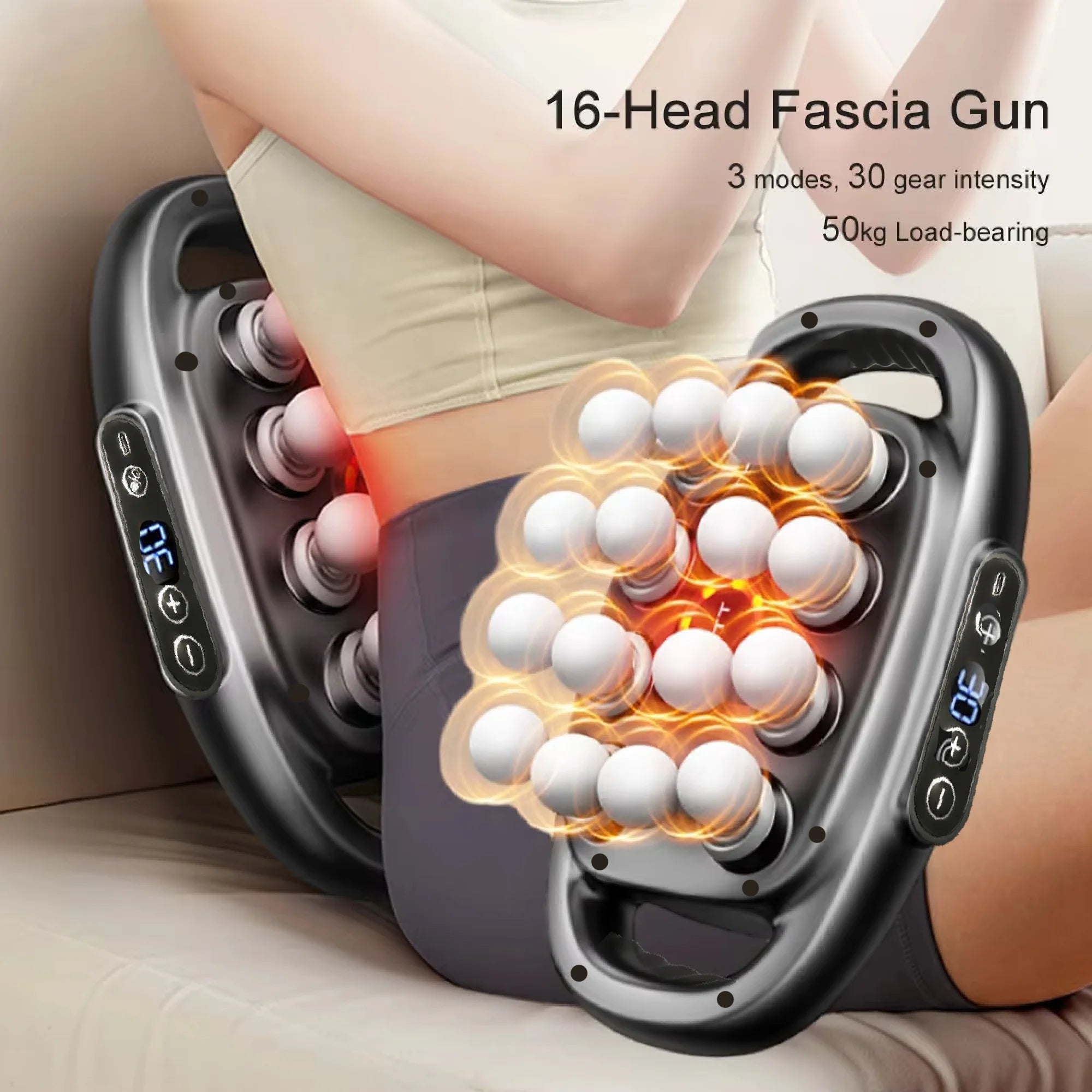 Massager Gun Set Deep Tissue Body Fitness Muscle Electric Relax