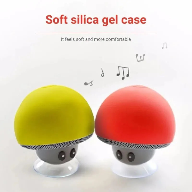 Mini Bluetooth Mushroom Speaker Waterproof Can Be Used as a Mobile