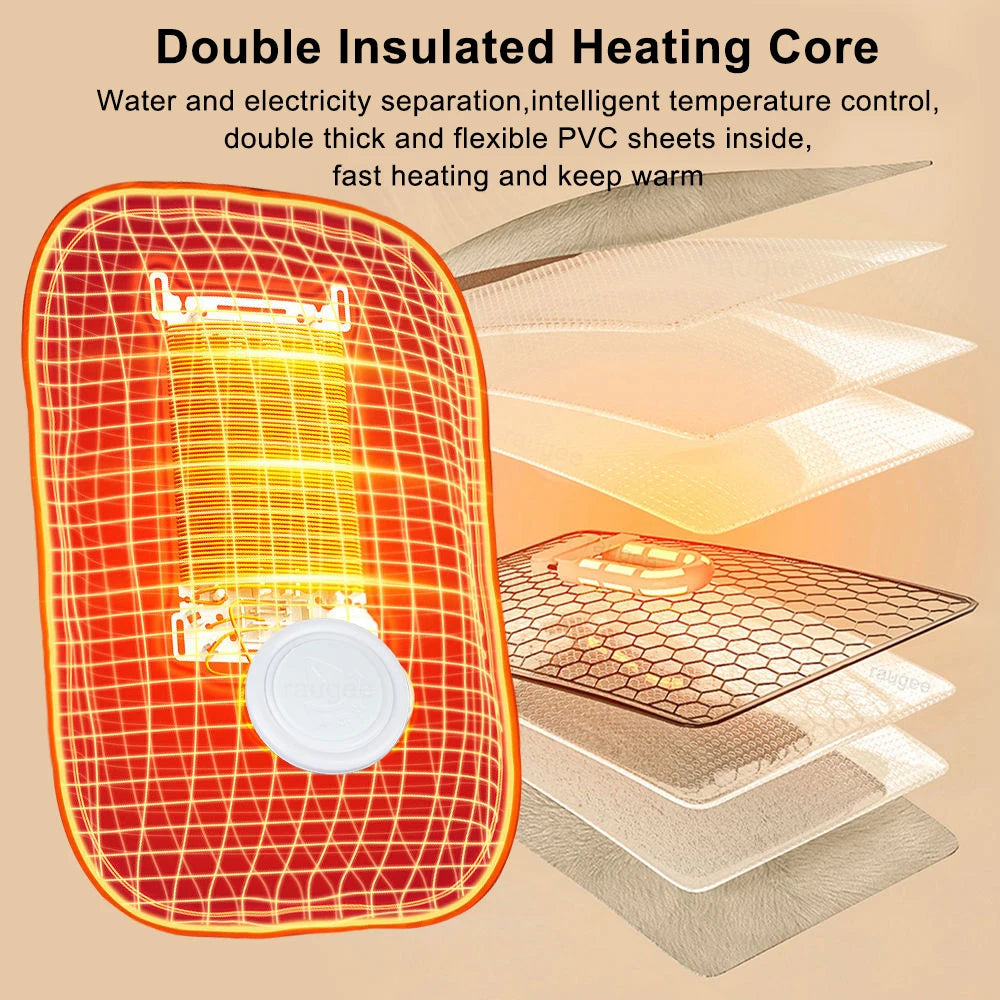 Electric Hot Water Bag Winter Portable Soft Electric Hand Warmer