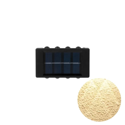 1pc 2/4/6/8/10/12LEDs Solar LED Wall Lights, Outdoor Wall Lamp For