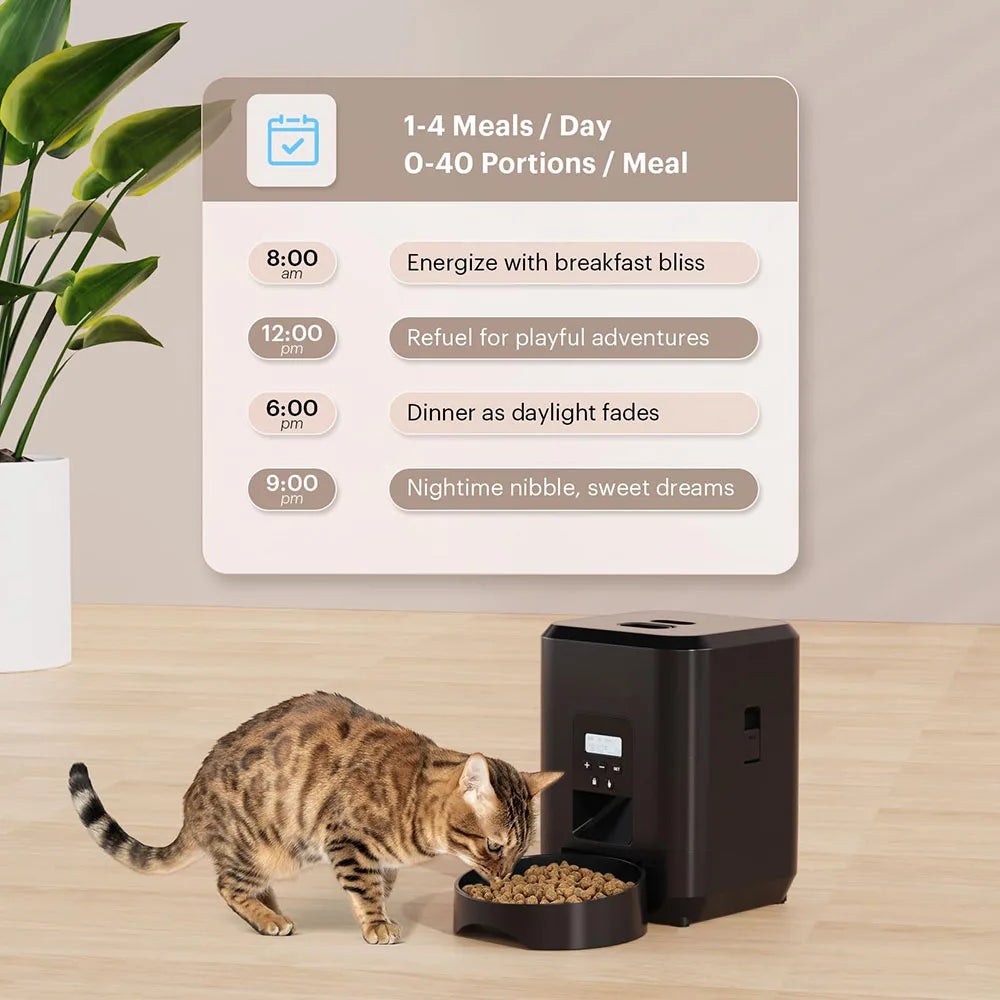 Smart Pet Feeder Automatic Cat Feeder Dog Slow Food Machine With Timed