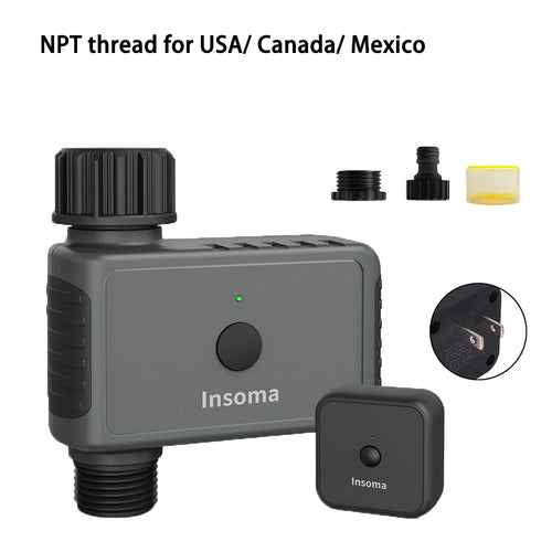 Insoma Wifi Automatic Sprinkle Timer Remote Garden Water Timer Smart
