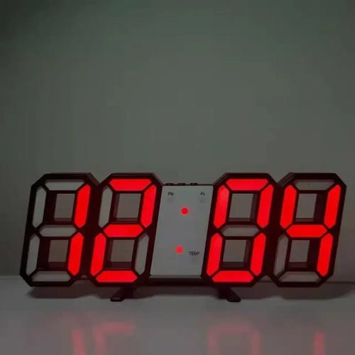 Purchase Products Clock 3D LED Digital Alarm Clock Wall Clock