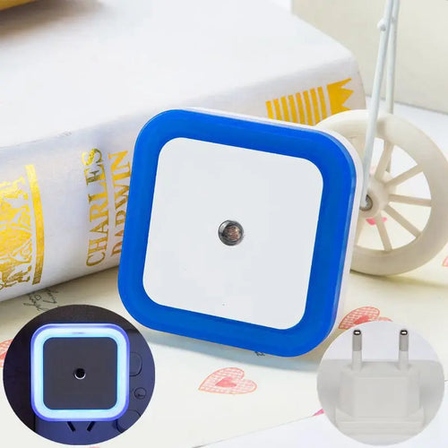 Wireless LED Night Light Sensor Lighting Mini EU/US Plug Night Lights