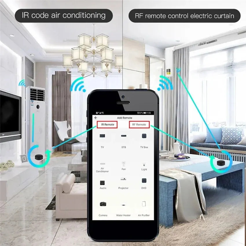 Smart RF 433 IR Remote Control Tuya WiFi Smart Home Infrared
