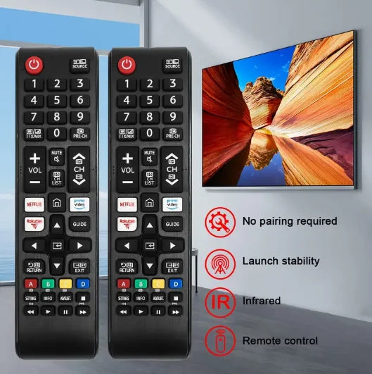New BN59-01315B For Samsung TV Remote Control NETFLIX Prime Video