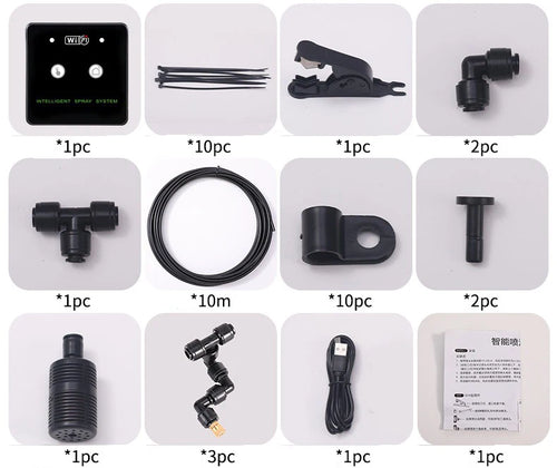 Rainforest Sprayer WiFi Control Automatic Mist Rainforest Timing Spray
